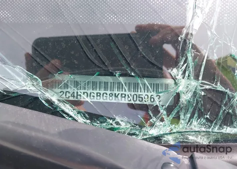 2019 Dodge Grand Caravan Se z USA, uszkodzony, nr VIN 2C4RDGBG8KR805963